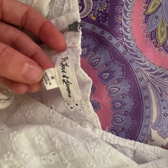 For Love And Lemons White Eyelet Crop Top - Picture 5 of 7